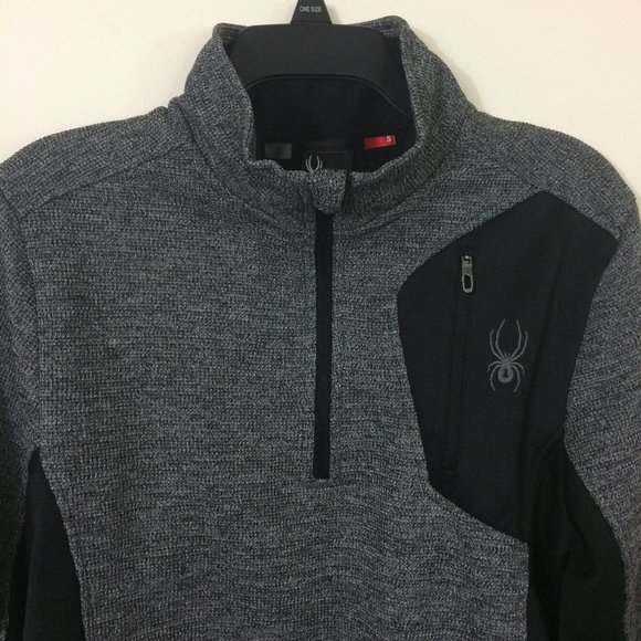 NWT Spyder Men's Raider 1/4 Zip Sweater - Picture 4 of 7